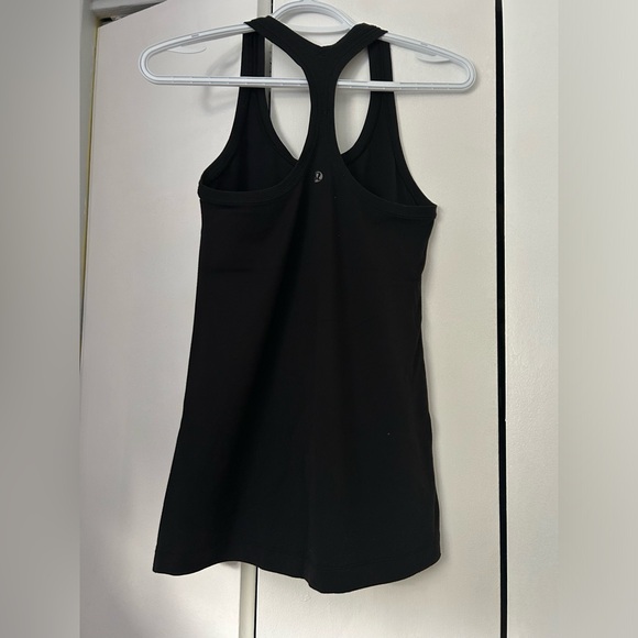 Lululemon Racerback Tank Top Black Size 6 - Picture 2 of 2